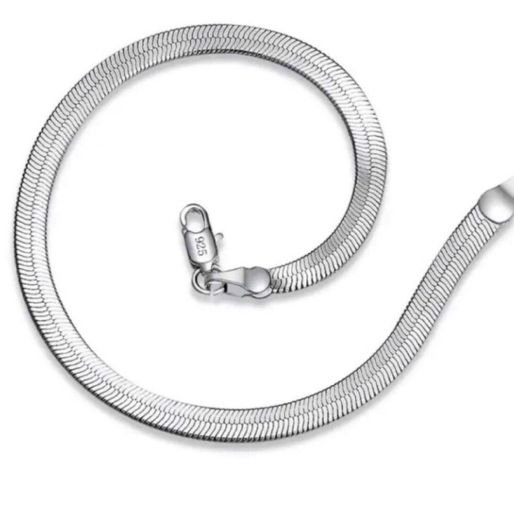 Sterling Silver Herringbone Bracelet